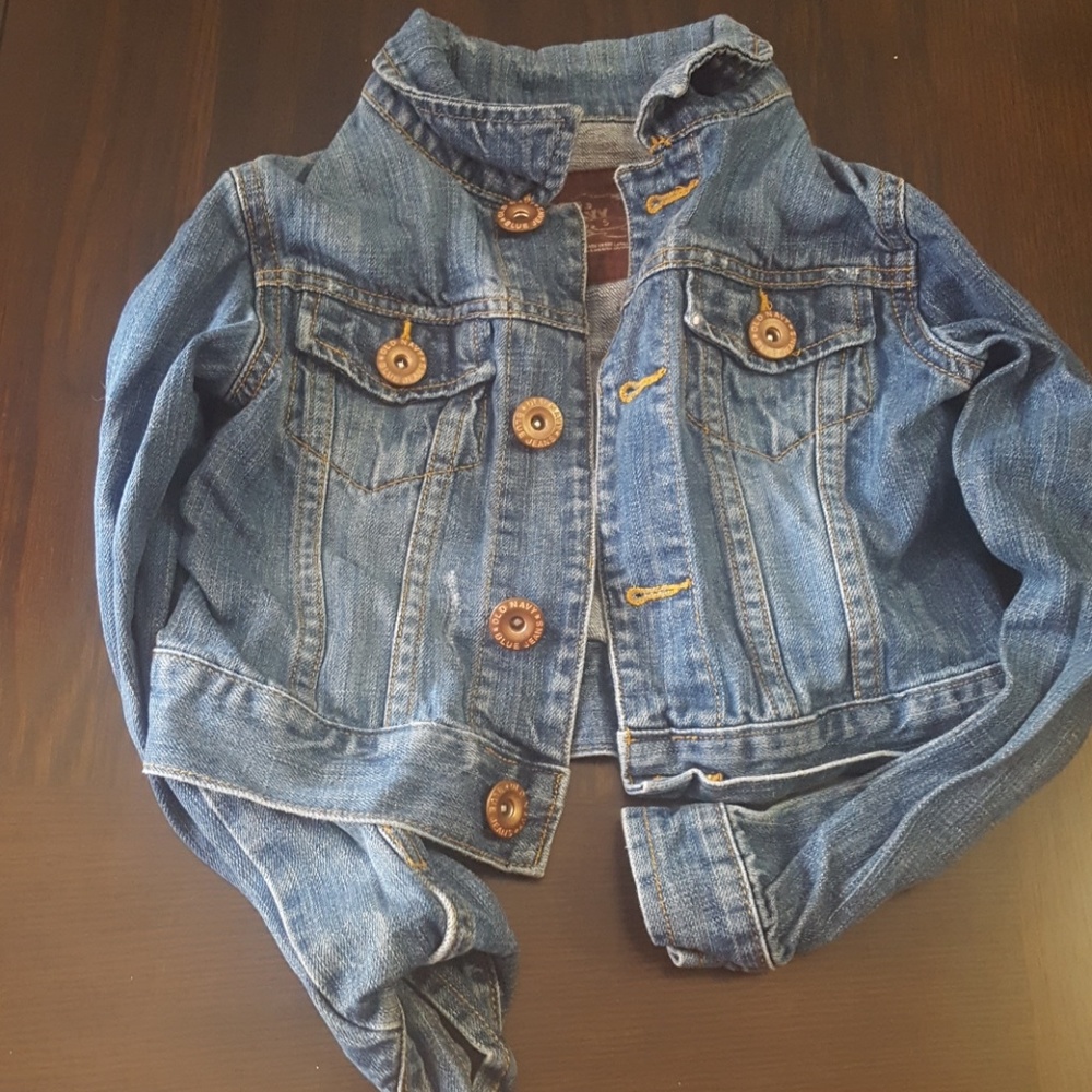 Old Navy Kids girls Jeans jacket size small